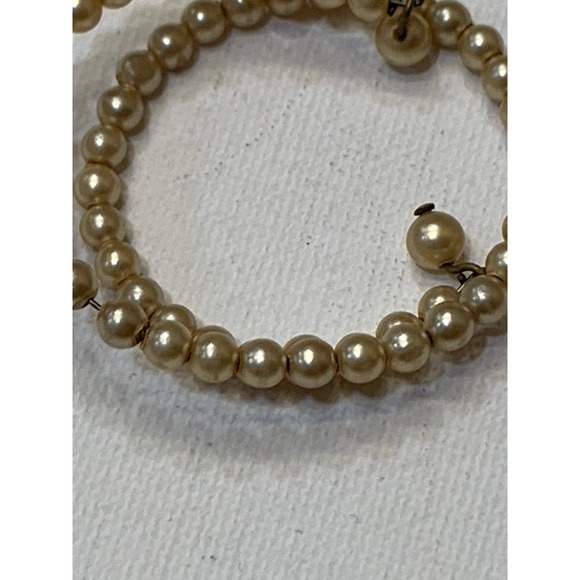 Cultured Pearls Bracelet Small Expandable Memory Wire Wrap Custom Fit - Picture 11 of 15